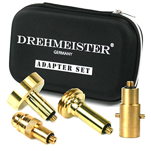 Drehmeister LPG Adapter Set M10 lang - für Gasfahrzeuge - Tankadapter mit Etui - Alle Europa Autogas Adapter