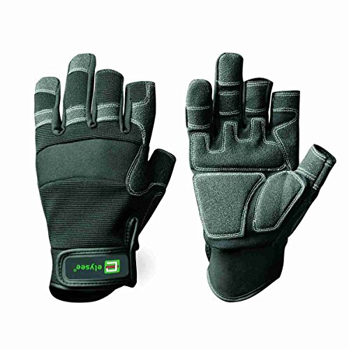 Jäger Direkt Unisex Erwachsene 874 Mechanikerhandschuhe Gr 9, schwarz, 9 EU