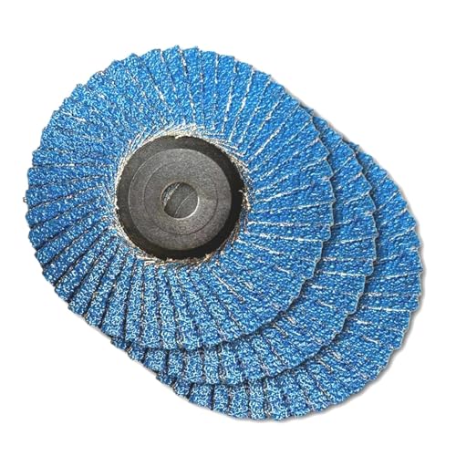 Schleifblatt for Winkelschleifer, 3 Stück, 3 Zoll, 75 mm, Lamellenpolierscheiben, Schleifscheiben, Schleifräder, Winkelschleifer-Zubehör, Schleifwerkzeug for Metall/Holz(80Grit)