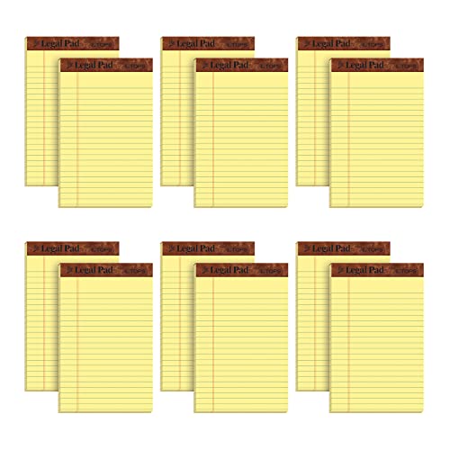 Tops Legal Pads, Kanarienvögel, 12/Pack Für jeden Tag 5 x 8 Inch canary