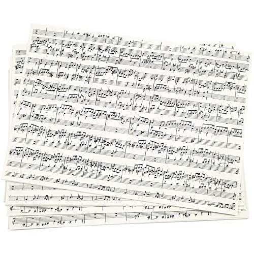 Paper Concept 219560 Bastelpapier, Kraftpapier mit Aufdruck, natürliche Farbe, 10 Blatt, 21 x 30cm