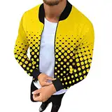 SRZYMJ Mantel Herren Lang Leder Jacke Leicht Übergangsjacke Sportlich Outdoorjacke Softshelljacke Steppjacke Leicht Wandern Funktionsjacke Parka Winter Wintermantel Sportjacke Freizeitjacke