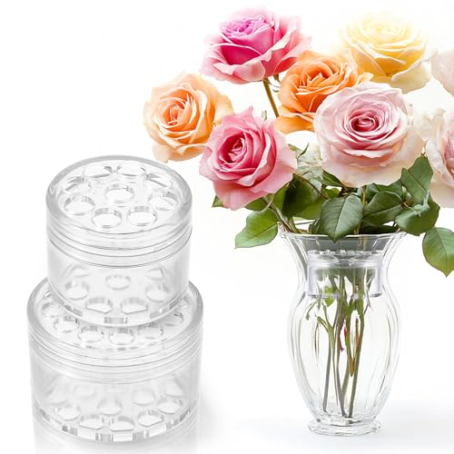 2 Stück Blumenhalter Spiral Ikebana Stielhalter Transparenter Spiralstielhalter für Blumen,DIY Blumenstrauß Twister Blumen Blumenarrangement Halter für DIY Blumenarrangement Halte Stielhalter Blumen