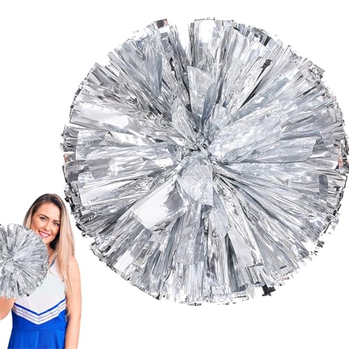 Cheerleading-Pompons – lebendige Tanzaccessoires, metallische Cheerleader-Pompons | temperamentvolle Teamausrüstung, Shaker für Sportveranstaltungen, Requisiten für Tanzauftritte, Grundausstattung für