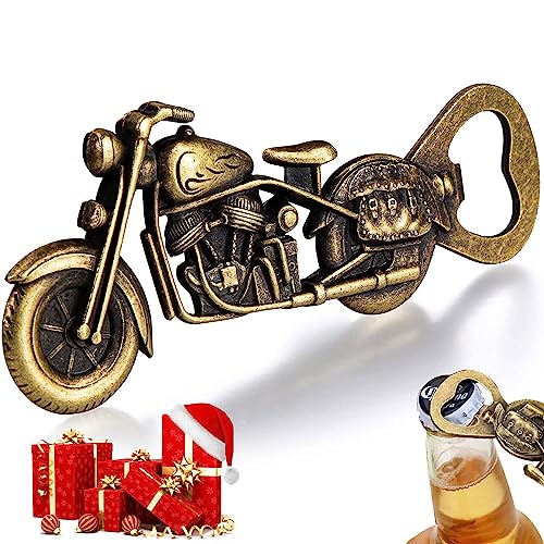 Flaschenöffner Motorrad - Motorrad Geschenke für Männer - Geschenk Motorradfahrer - Vintage Geschenke -Flaschenöffner Lustig Personalisiert-Papa Geburtstagsgeschenk-Valentinstagsgeschenke für Männer