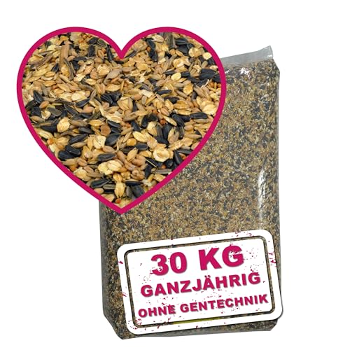 MeinWildvogel - Wildvogel Vital Basic - 30 kg Streufutter für Vögel, das ganze Jahr über geeignet, perfekt für kleine und große Vögel in Gärten.