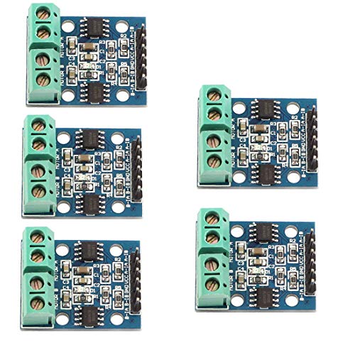 Hailege 5pcs L9110S DC Motor Drive Modul Schrittmotor Antrieb Controller Board 2,5-12V H-Brücke Kann gleichzeitig einen Dual-Gleichstrommotor oder einen 4-Draht-2-Phasen-Schrittmotor antreiben