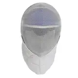 RiToEasysports Fechtmaske, Stahlgeflecht, Fechthelm, Schwert, Gesichtsschutz, Fechtschutzausrüstung für Wettkämpfe, Sportliche Aktivitäten (L 130cm)