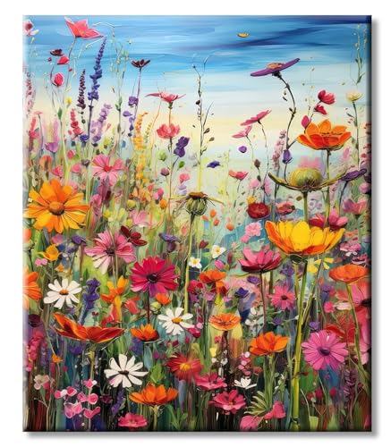 LZLHDE Diamond Painting Erwachsene, Diamant Painting Bilder Blumen 30x40cm 5d Diamond-Painting Geeignet Als Geschenk, Zur Entspannung und Als Wanddeko