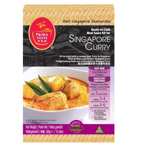 Ready-to-Cook-Sauce-Kit für Singapur Curry