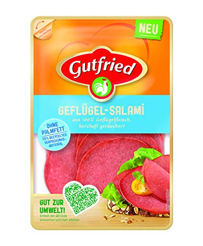 Gutfried Geflügel-Salami ohne Palmfett, 80 g