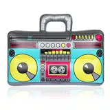 FunX Aufblasbarer Ghettoblaster - 80er 90er Jahre Accessoire für Karneval, Partys und Kostüme - Bad Taste, Aerobic, Hip Hop Outfit - 38 x 28 cm (Klein)