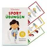 Kleintober I 30 Trainingskarten für Kinder & Jugendliche I Bewegungsspiele für Kinder spielerisch fit Werden I Sport Lernspiele ab 3 Jahre mit Motivations-Kick I Sportgeräte für Kinder