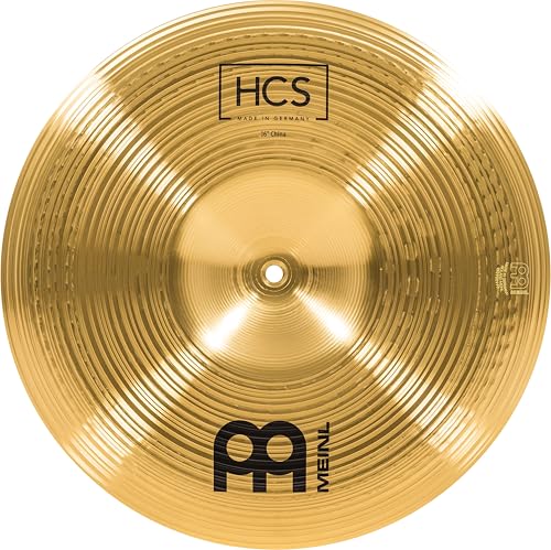 Meinl Cymbals HCS China — 16 Zoll (Video) Schlagzeug Becken (40,64cm) Messing, Traditionelles Finish (HCS16CH)