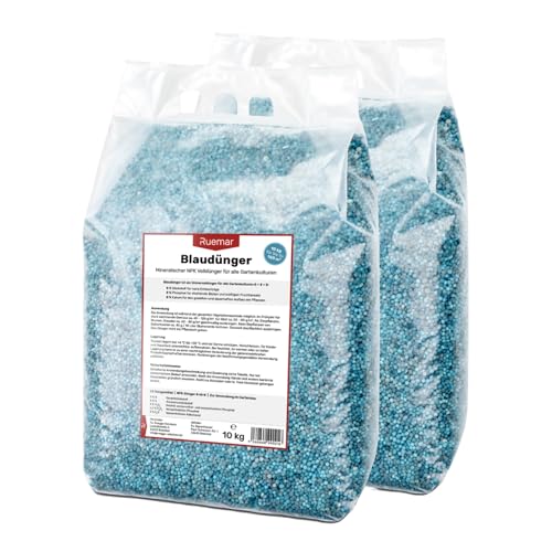 Ruemar Blaudünger NPK Dünger für Pflanzen 20 kg Universal Langzeitdünger Obst und Gemüse Blumen 8 8 8 organischer Pflanzendünger Zimmerpflanzen