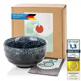 Dimono Original Matcha Tee-Tasse aus Keramik - Japanische Tee-Schale Matchaschale aus gebranntem Ton (Teeschale)