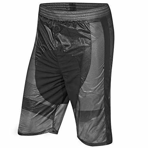 prolog cycling wear Transparente Unisex Regenhose Kurz zum Überziehen über die Radhose, Winddicht, Wasserdicht, Elastisch, Atmungsaktiv