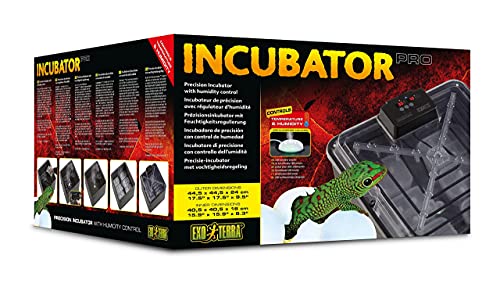 Exo Terra Inkubator Pro, Präzisionsinkubator für Reptilieneier, Inkubator mit Feuchtigkeitsregulierung