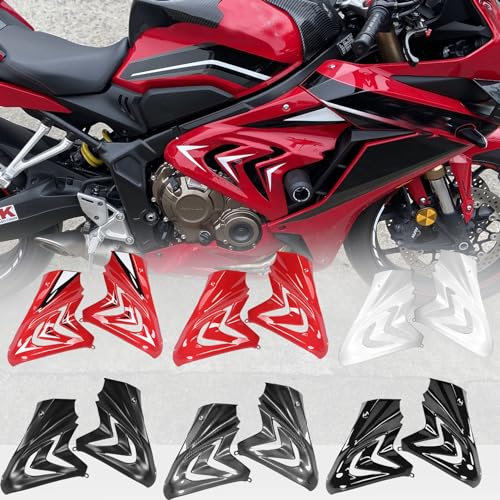 WOOGA Motorrad-Sitzseitenrahmen Paneelverkleidung Abdeckung für Ho&nda CBR650R CBR 650R CBR 650 R Zubehör 2019 2020 2021 2022 2023 Seitenabdeckung (Carbon-Look)