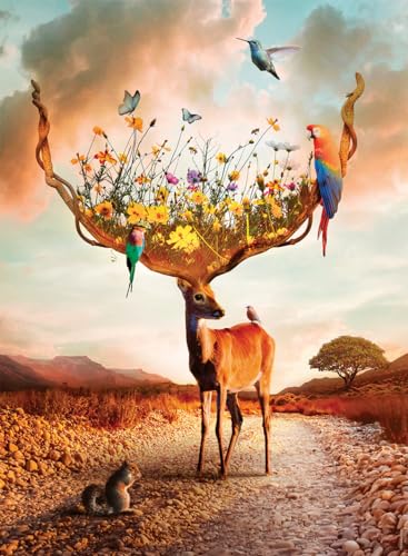 Nathan Puzzle 500 Teile – Der Ruf der Natur – Natacha Einat – Erwachsene und Kinder ab 12 Jahren – Hochwertiges Puzzle – Fotokollektion – 12000977