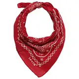 Levi's Herren Paisley Bandana Tuch, Rot (Regular Red), Einheitsgröße