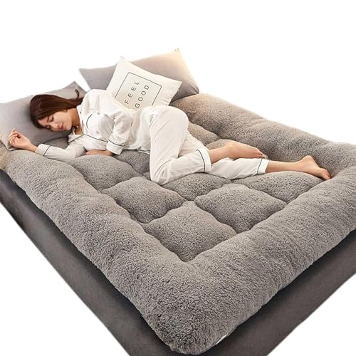 収納マスター Boden-Futon-Matratze, verdickte, Flauschige Schlafunterlagen, tragbare Faltbare Tatami-Matte, Bodenbett für Gäste-Wohnmobil-Matratze(Farbe:A,Größe:150x200cm)