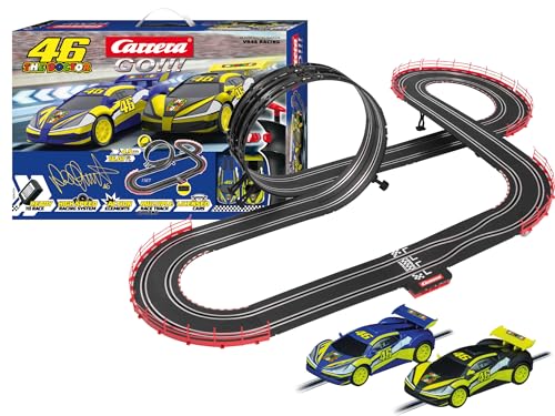 Carrera GO... VR46 Ultimate Racing Rennbahn-Set I Rennbahn mit lizensierten Slotcars | bis zu 2 Spieler | Für Kinder ab 6 Jahren & Erwachsene