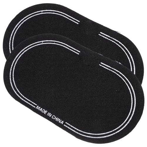 Toddmomy 2Stücke Schutztrommelaufkleber Trommelhaut Patch für Schlagzeug Langlebiger Drum Head Protector Einfach Anzubringen für Percussion Zubehör und Bassdrum Spieler