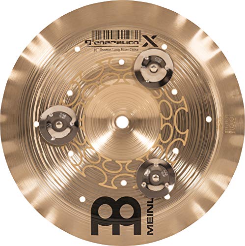 Meinl Cymbals GX-10FCH-J Generation X Thomas Lang Signature Jingle Filter Chinas 25,4 cm (10 Zoll) Regular Finish