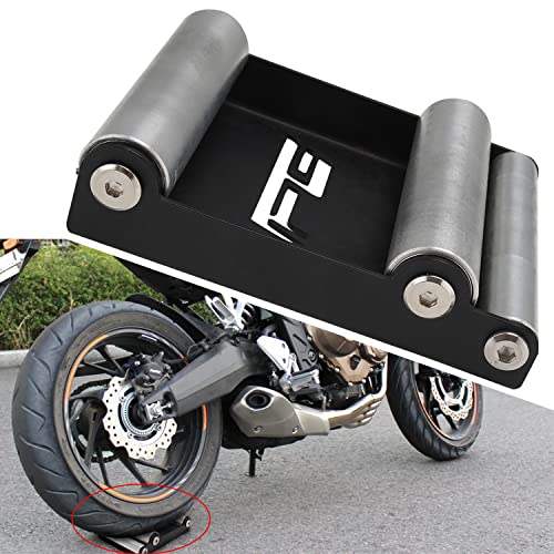 JFG RACING Motorrad Roller Stand Felgenreiniger Roller Ständer für Reifenreinigung & Kettenschmierung - GRoller Medium Bikes < 220 kg & Reifenbreite < 180 mm