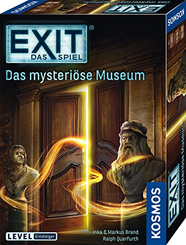 KOSMOS 694227 EXIT - Das Spiel - Das mysteriöse Museum, Level: Einsteiger, Escape Room Spiel, EXIT Game für 1 bis 4 Spieler ab 10 Jahre, EIN einmaliges Gesellschaftsspiel