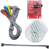 Youmile EKG-Modul AD8232 EKG-Messpuls Herzfrequenzsensor-Modul-Kit EKG-Überwachungssensor für Arduino mit DuPont-Kabel