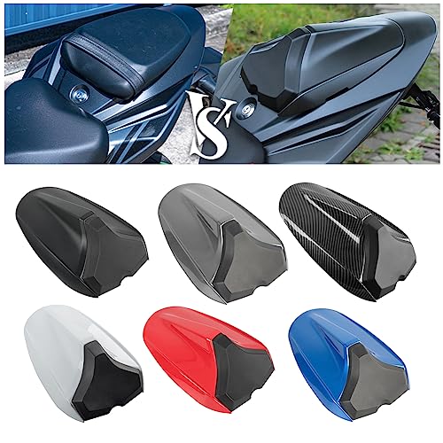 Fayedenicy Motorrad Hinten Sozius Solo Sitz Gugel Höcker Abdeckung Harte ABS Verkleidung Heckteil für Su.zuki GSX-S GSXS 750 GSXS750 GSX-S750 2017 2018 2019 2020 2021 2022 2023 Zubehör (Matt-schwarz)