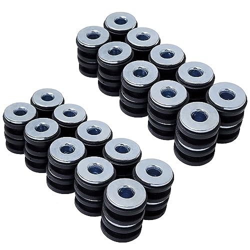 40 Sets Motorrad M6 Gummidichtungen Kit Fairing Cowling Pieces Puffer Washer Pressure Relief Cushion Universal für die meisten Motorräder