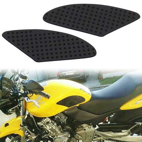 Motorrad Tankpad, Aufkleber Motorcycle Stickers, Motorräder Tank Gummi Schutz Aufkleber Universal, Tankaufkleber für Motorrad für die meisten Motorräder(Schwarz)