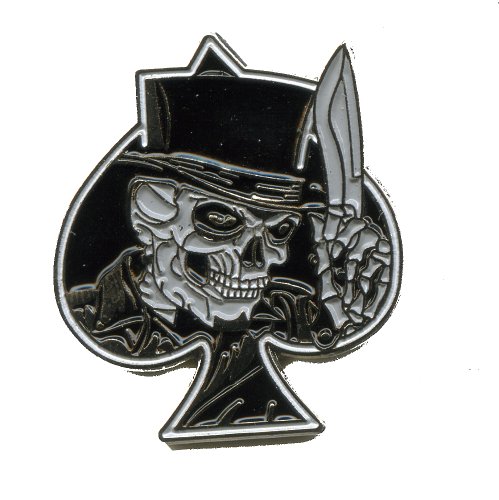 Sensenmann Skull Reaper Pik Emblem Badge Metall Button Pin Anstecker 0069