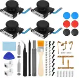 EEEKit 68 in 1 3D Analog Joystick Reparatur für Nintendo Switch, Joy Con Controller Joystick Thumbstick Ersatzkit Werkzeuge
