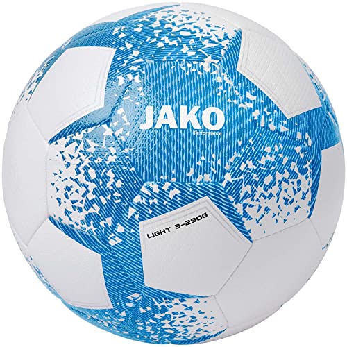 Jako Unisex Lightball Performance, Weiß/Jako-Blau/Lightblue, 3