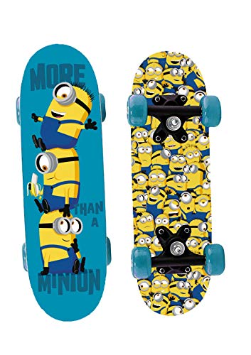 Minions 2 Mini Skateboard aus Holz 43x12x8 cm