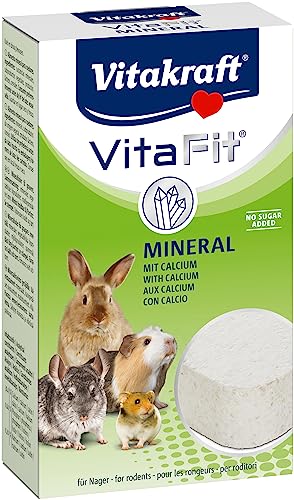 Vitakraft Vita Fit, Mineralstein für Nager, zur Zahnpflege, mit Seealgen und Mineralstoffen (1x 170g)