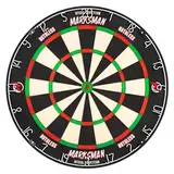 Ruthless Marksman Dartscheibe | Professionelles Niveau Ultradünne Draht Sisal Dartscheibe für Steeldarts (DB072)