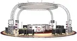 Messestand FD 34 - 8 x 8 x 4 m (LxBxH) - 64 m²