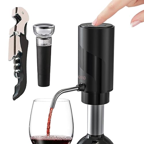 AIKARO Weinbelüfter, Rotwein Dekanter Wein Dekantierer (Elektrischer Belüfter-Set)