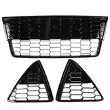 LUISAS Nebelscheinwerfer Gitter für Ford Focus Estate MK3 2012 2013 2014,Vorne Links Rechts Unteren Stoßstange Nebelscheinwerfer Grill Abdeckung Trim