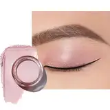 OULAC Lidschatten Perlen-Finish | Lidschatten & Highlighter Rosa Feine Textur | Wasserfest & Langlebig | Metallisch Perlen Finish Augen-Makeup | Vegan | 06g (P03) Seaside