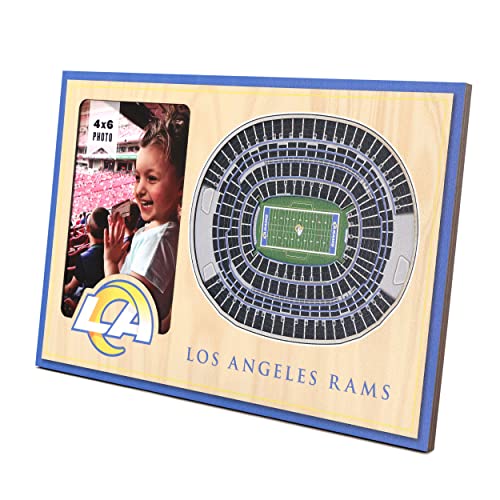 YouTheFan NFL Los Angeles Rams 3D StadiumViews Bilderrahmen