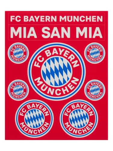 FC Bayern München Aufkleberbogen / Aufkleber / Sticker 9er Set FCB