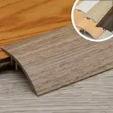 Bodenübergangsleiste, PVC-Schwellenübergangsstreifen, Innenschwellenreduzierer, Holzboden-Übergangsstreifen, 4/5 Zoll, Rollstuhlrampe for Holz-zu-Fliesen-/Teppich-zu-Fliesen-Übergänge, Kantenleiste, s