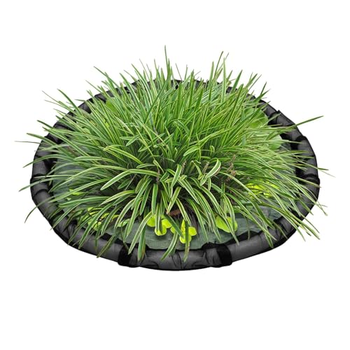 Lunaobrik Schwimmender Ring für Pflanzen, schwimmende Barriere für Fische und Wasserflora, 45 cm, mit feinem Gitter, dekorativ, für Fischteiche und Garten, Dekoration für den Außenbereich und Zuhause