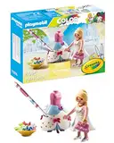 PLAYMOBIL Color 71374 Fashion Kleid, kreatives Design für Verschiedene Kleidungsstile, mit wasserlöslichen Stiften, Schwamm und zahlreichem Zubehör, künstlerisches Spielzeug für Kinder ab 5 Jahren